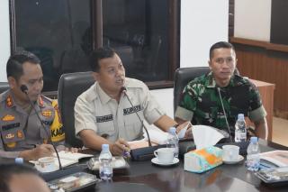 Kapolres Kuansing Hadiri Vidcon Terkait Penyelesaian dan Penanggulangan Bencana Banjir Tahun 2024 di